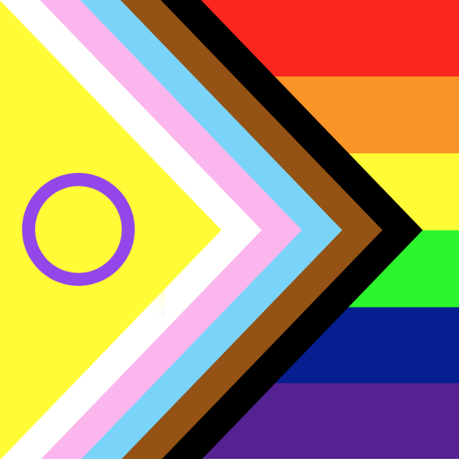 inter sex, trans, queer people of heritage colours and symbols